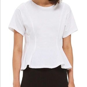 TopShop Peplum Corset Top